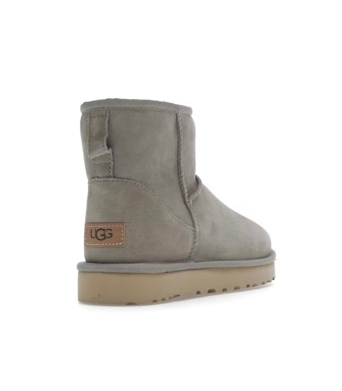 Ugg classic ultra suede ankle boots light grey