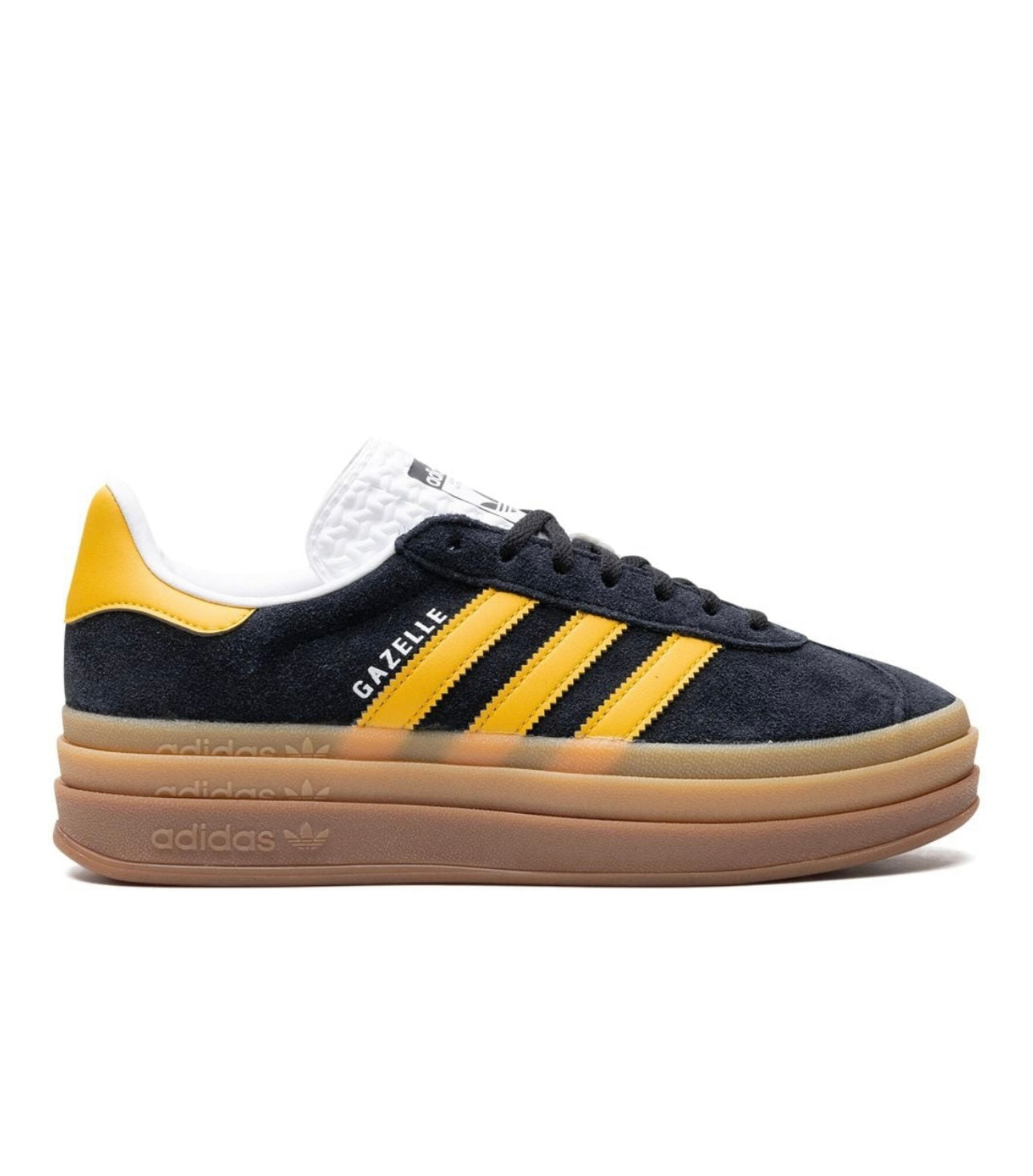 Adidas gazelle Black & Yellow Platform