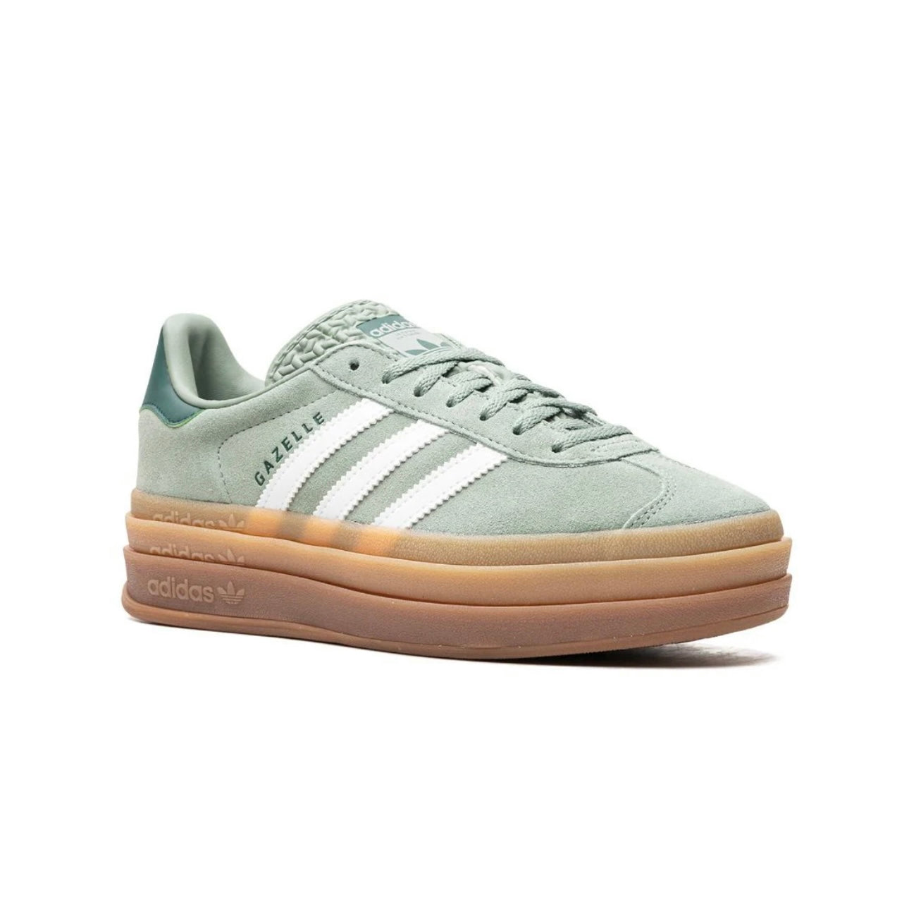 Adidas gazelle Light Green Platform