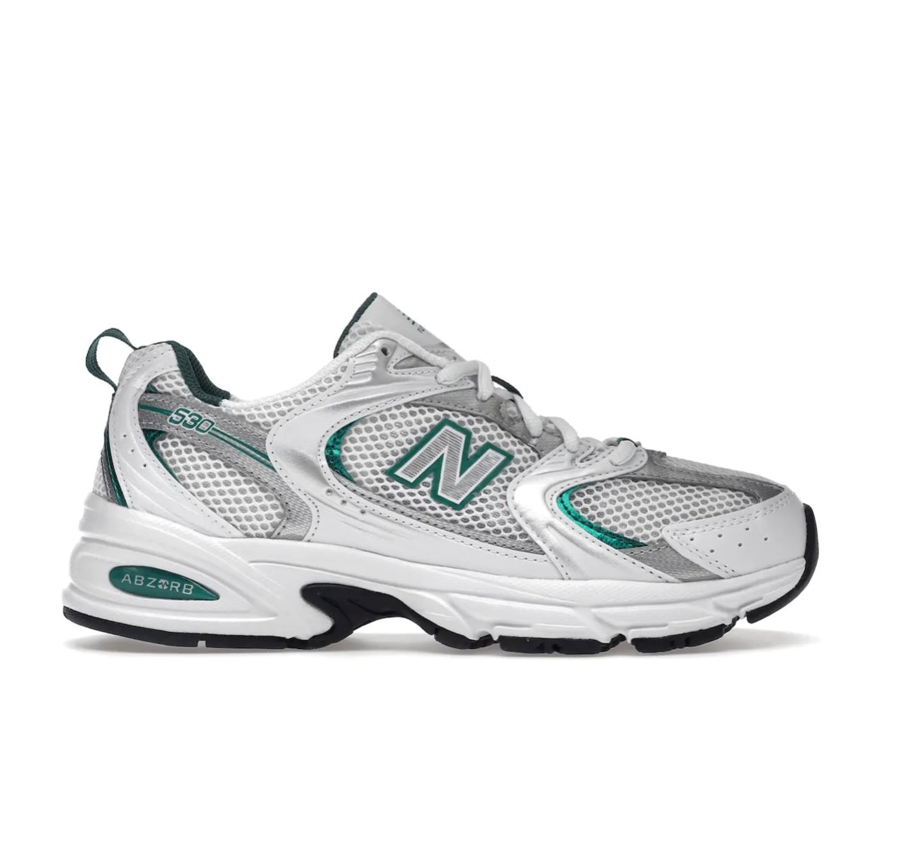 New Balance 530  White Green