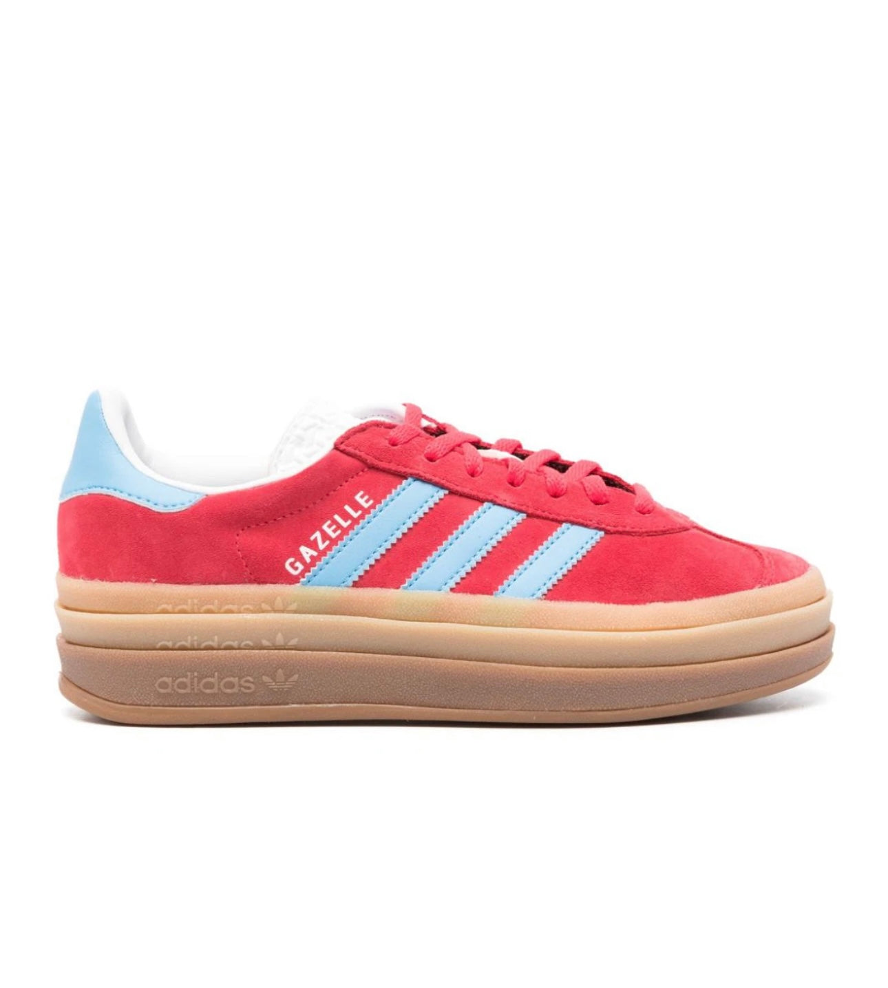 Adidas gazelle Blue Red Platform