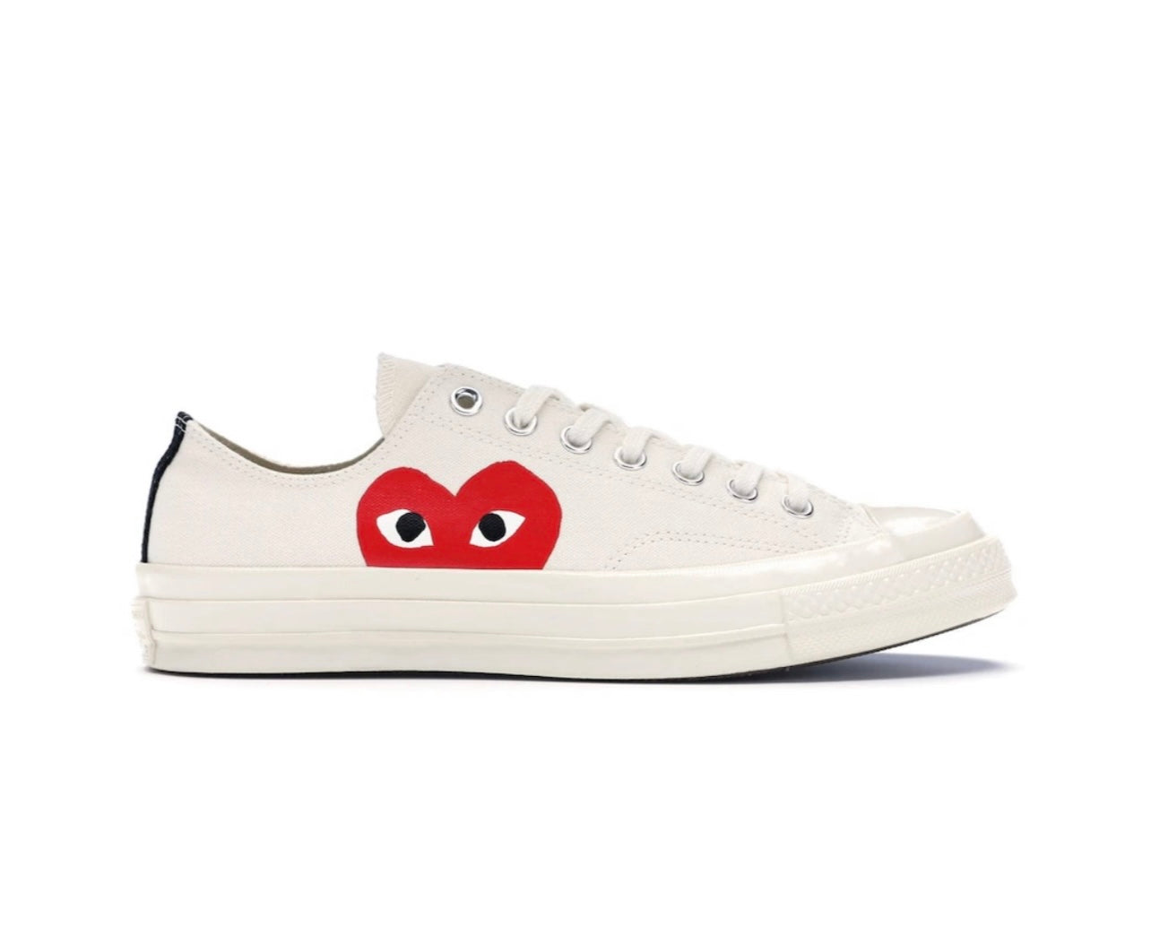 converse comme des gerson low white