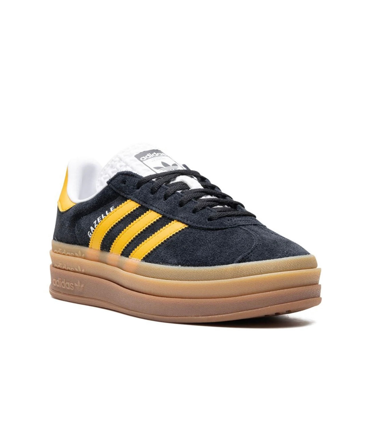 Adidas gazelle Black & Yellow Platform