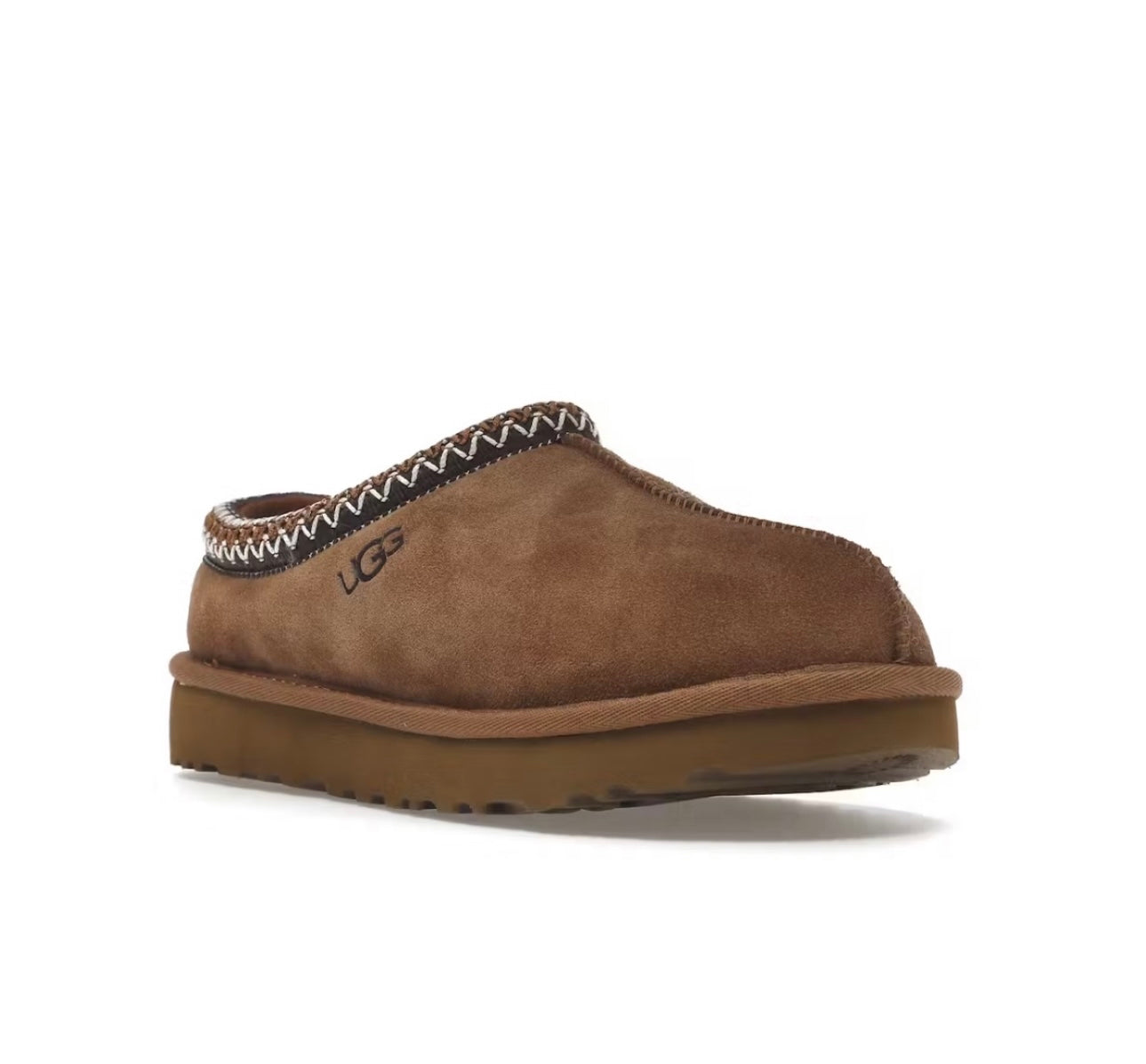 Ugg Tasman suede slippers dark brown black