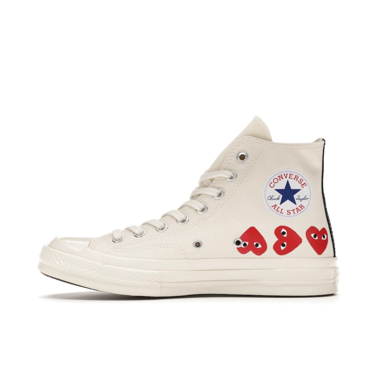 converse comme des gerson high white